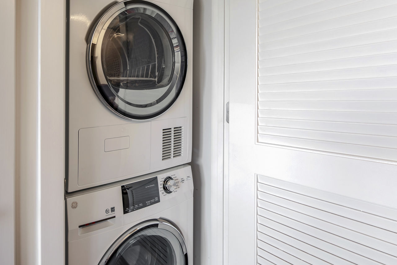 Laundry room at The Hamilton