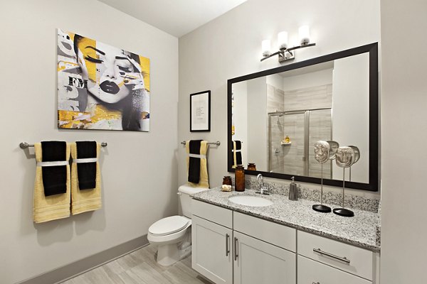 bathroom at Newbergh ATL Apartments