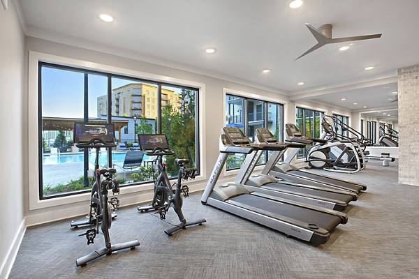fitness center at Newbergh ATL Apartments