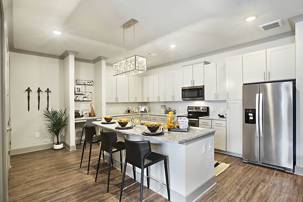 kitchen at Newbergh ATL Apartments