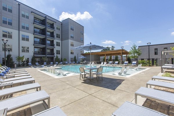 pool at Newbergh ATL Apartments