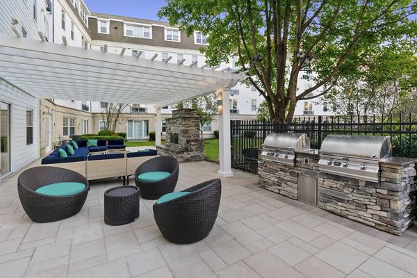 grill area at Strata Apartments
