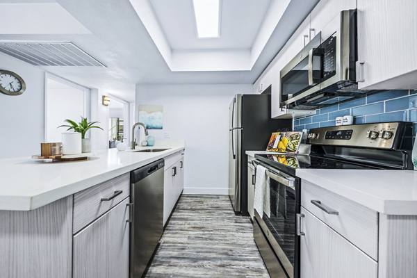 kitchen at Park at 33rd Apartments