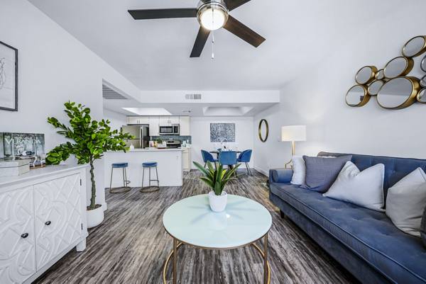 living room at Park at 33rd Apartments