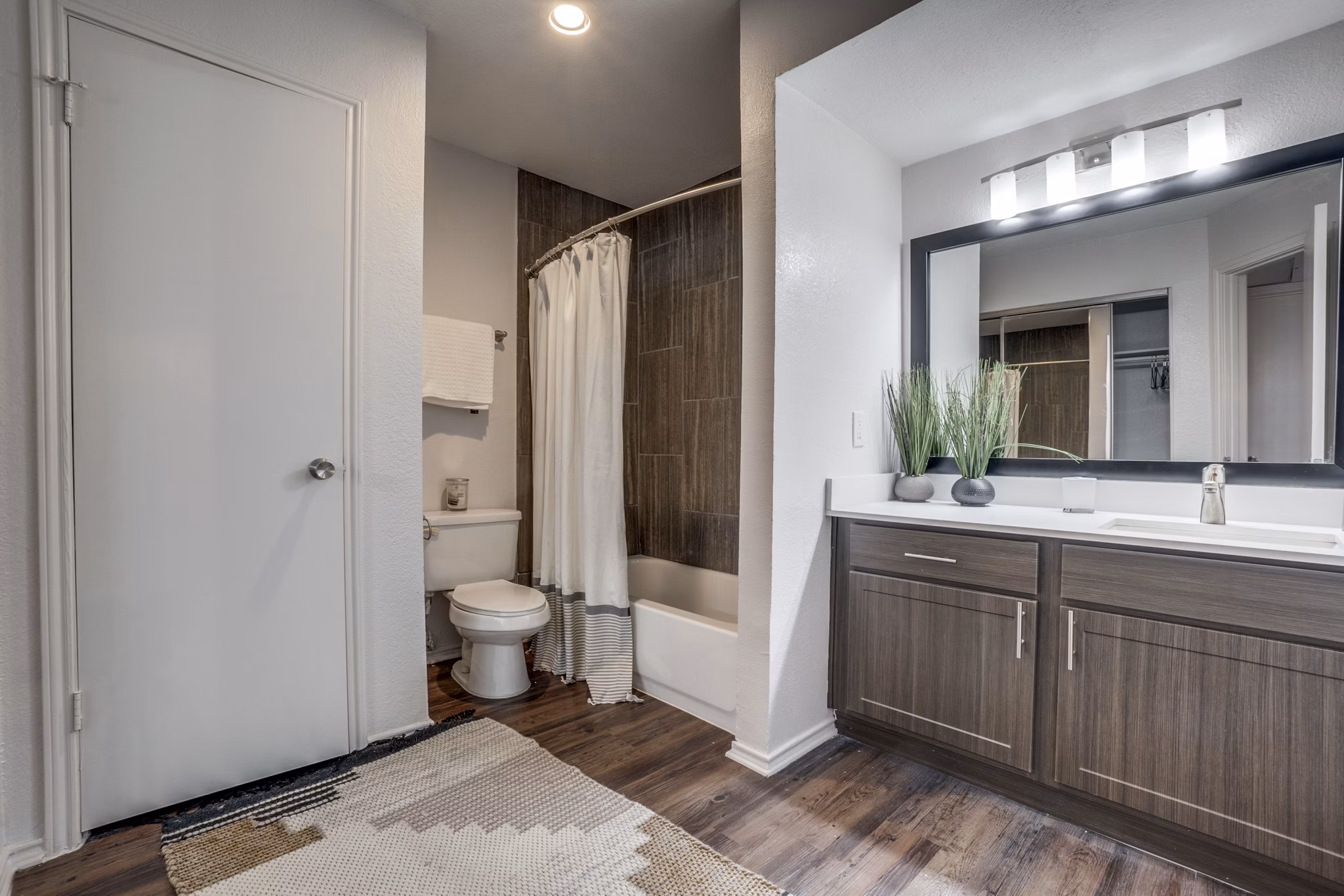 bathroom at Tenison at White Rock Apartments 
