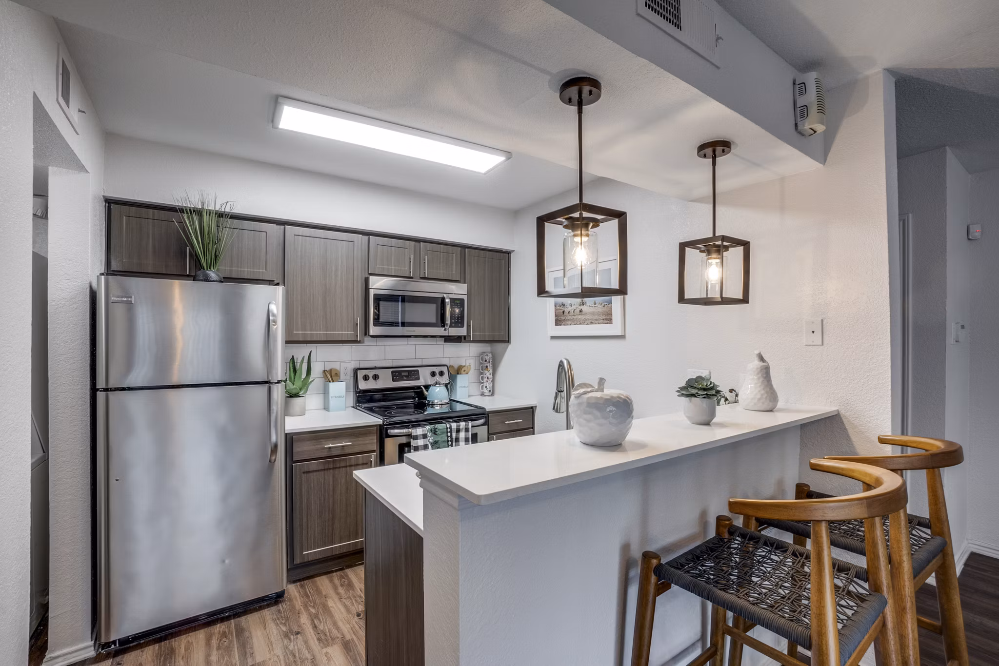 kitchen at Tenison at White Rock Apartments 