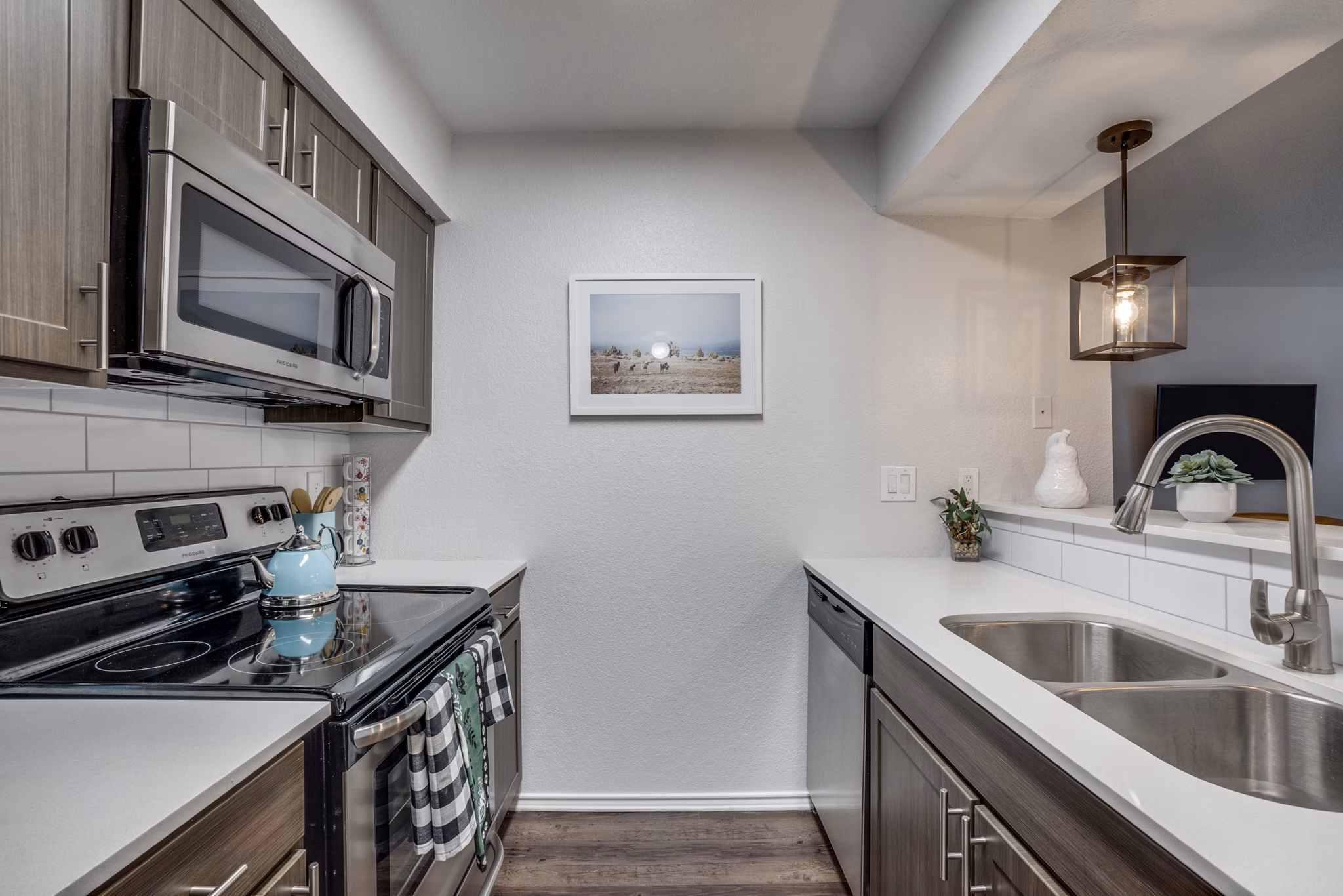 kitchen at Tenison at White Rock Apartments 