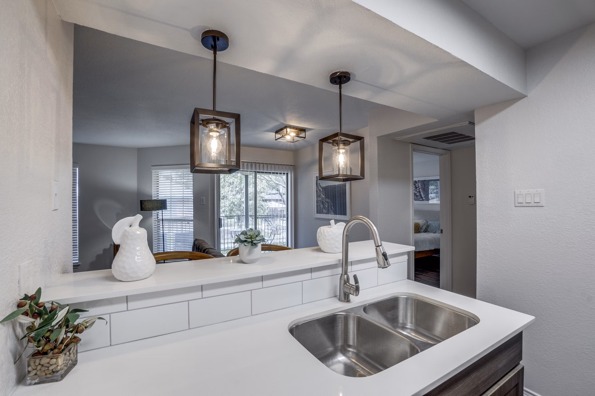kitchen at Tenison at White Rock Apartments 