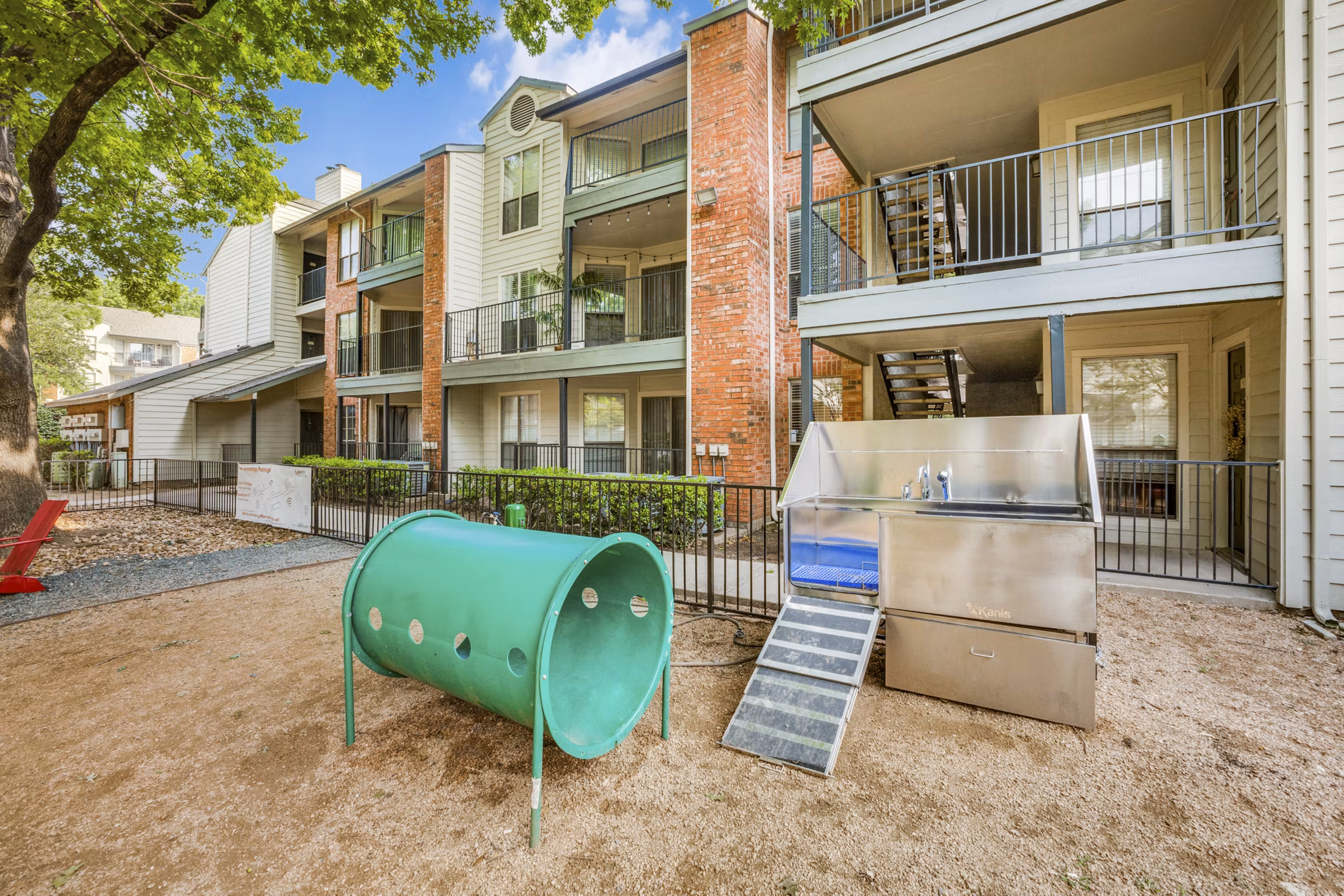 recreational area at Tenison at White Rock Apartments 
