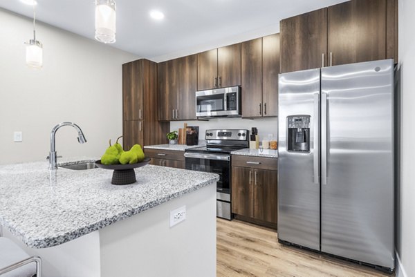 kitchen at Album Cooley Station Apartments