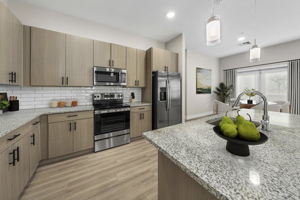 kitchen at Album Cooley Station Apartments