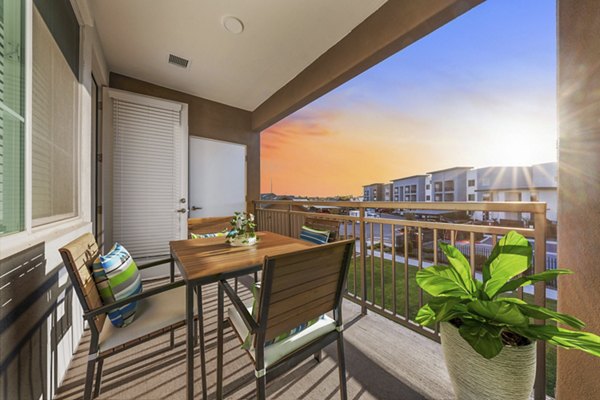 patio/balcony at Album Cooley Station Apartments