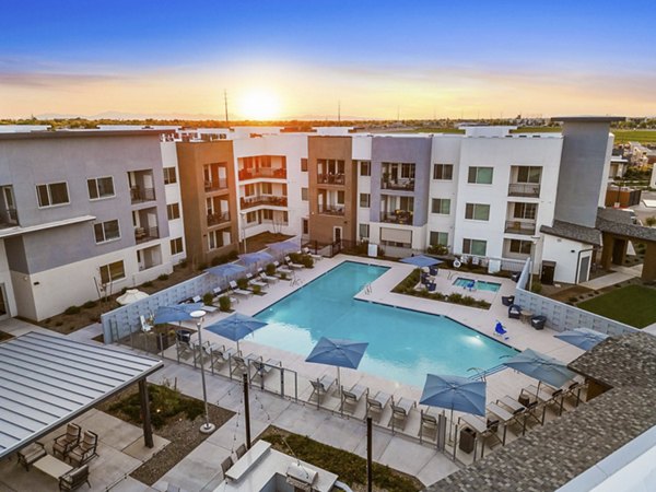 pool at Album Cooley Station Apartments