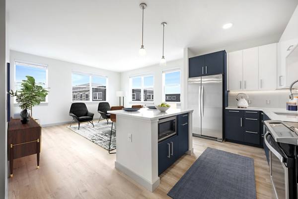 kitchen at The Val Apartments
