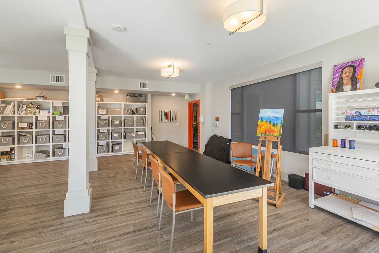 Work space at Solana Lakewood 55+