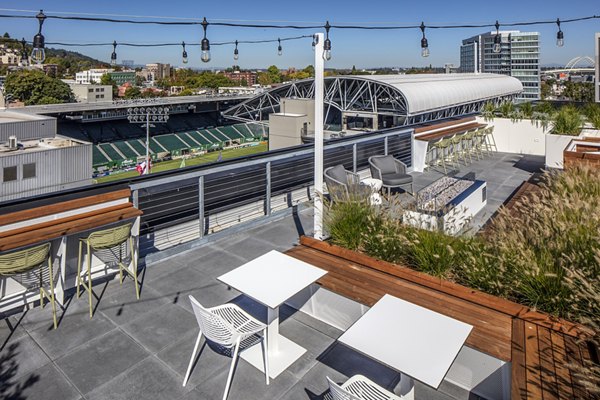 patio/balcony at Sawbuck Apartments