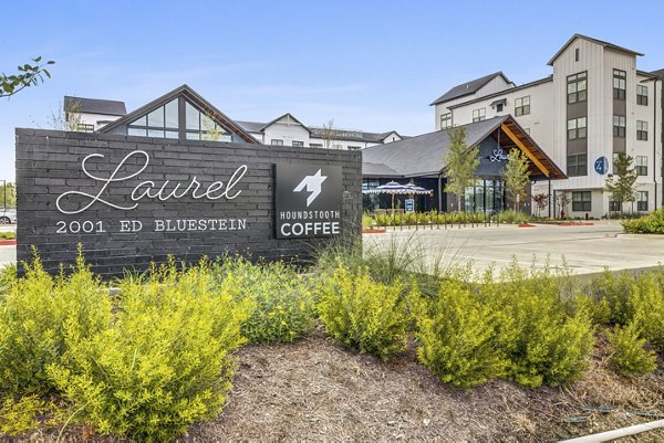 Laurel Apartment Homes: Modern signage at luxury apartments