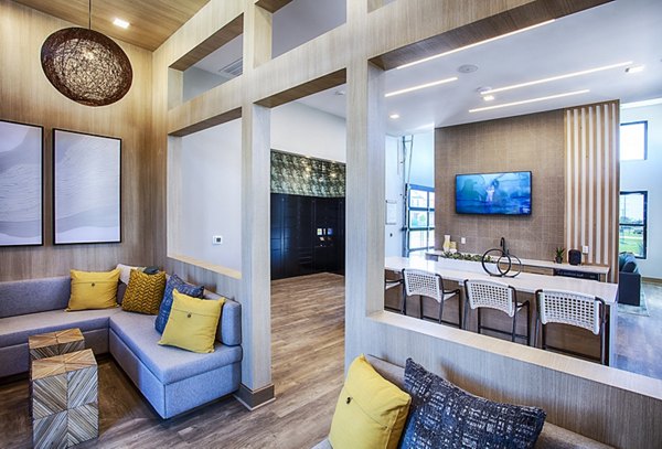 clubhouse/lobby at Ascend at Prairie Village Apartments