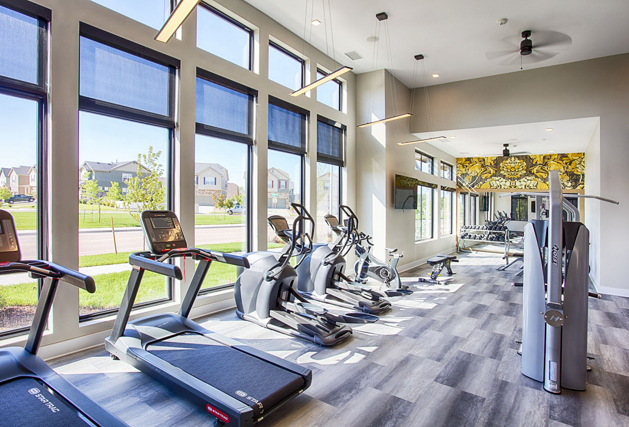 Gym at Alpine Prairie Village (1 of 2)