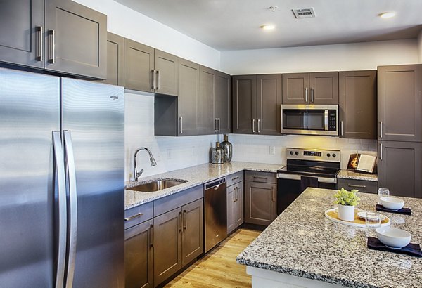 kitchen at Ascend at Prairie Village Apartments