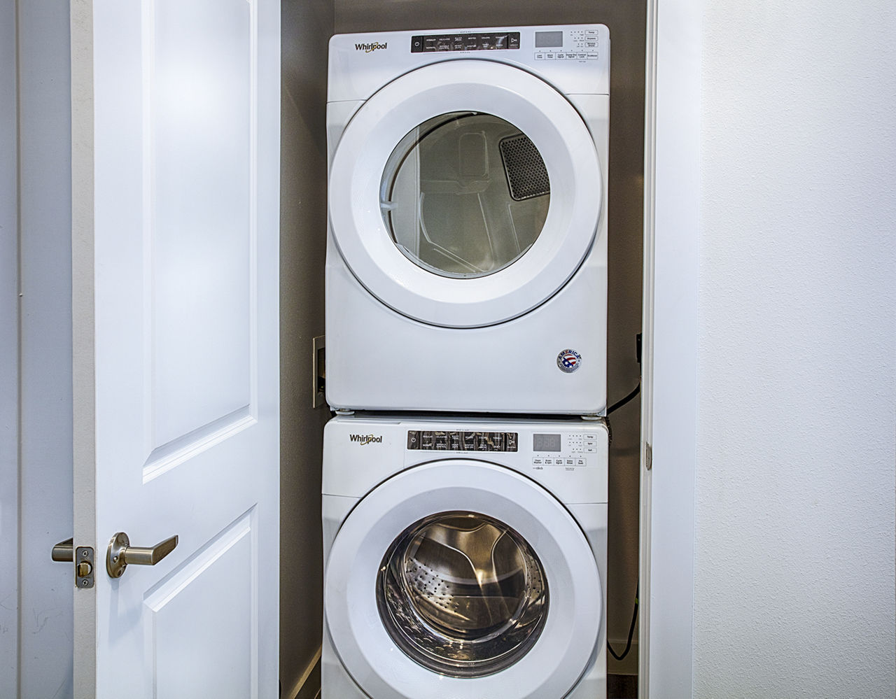 Laundry room at Alpine Prairie Village