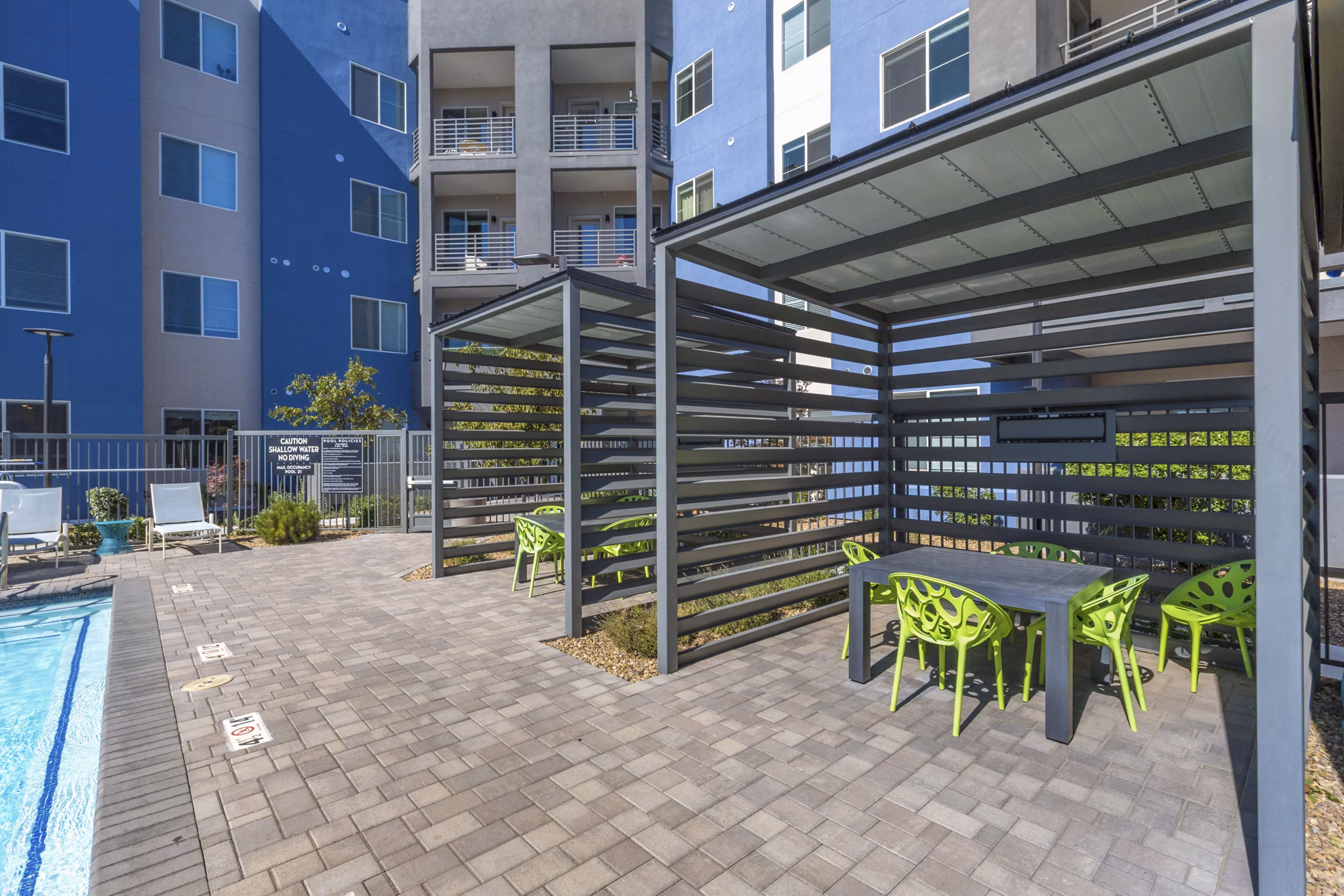 Patio at Broadstone Nob Hill Apartments