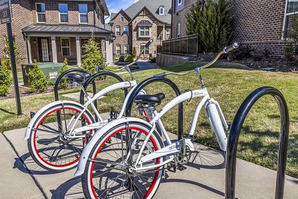 Bike storage facility at Griffin Weston Apartments offering convenient and secure storage solutions for residents