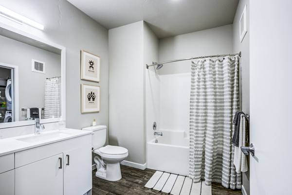 bathroom at Jules on 3rd Apartments