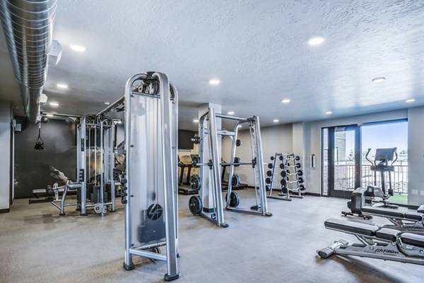 fitness center at Jules on 3rd Apartments
