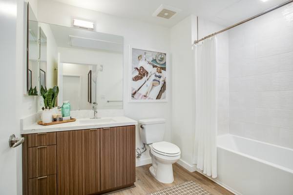 bathroom at Oceanaire Apartments