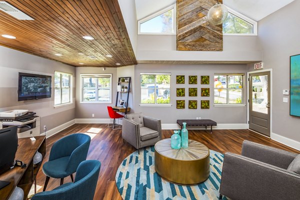 clubhouse/lobby at Trellis Apartments