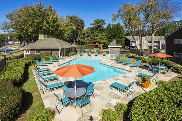 pool at Trellis Apartments