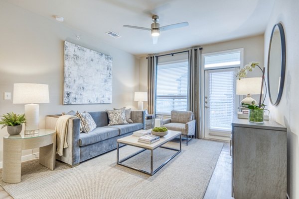 living room at Citadel at Lookout Apartments