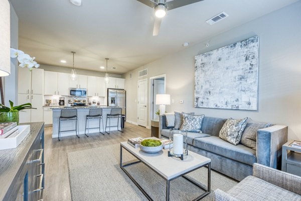 living room at Citadel at Lookout Apartments