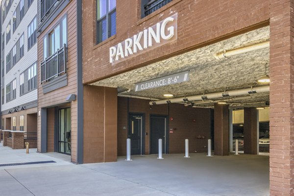 Garage parking available at Verde at McCullough Station Apartments