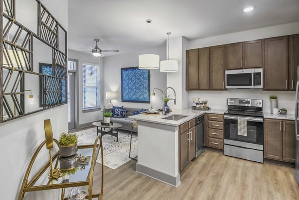 kitchen at Verde at McCullough Station Apartments