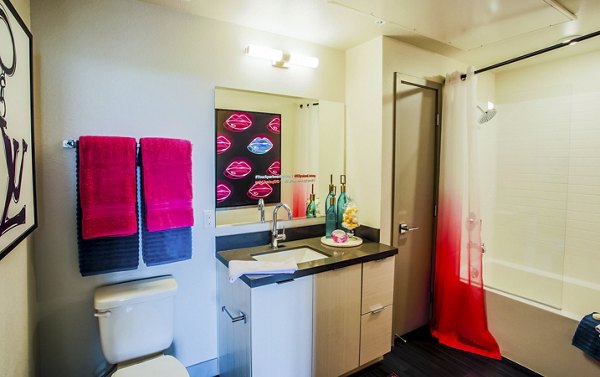 bathroom at Elysian at Tivoli Apartments