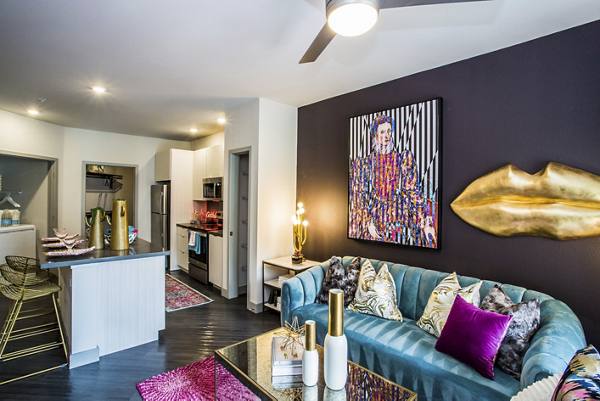 living room at Elysian at Tivoli Apartments