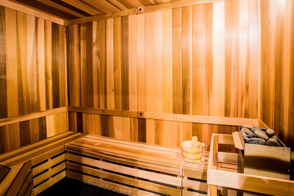 sauna at Elysian at Tivoli Apartments