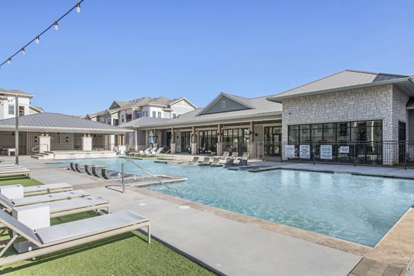pool at The Hudson on 158 Apartments