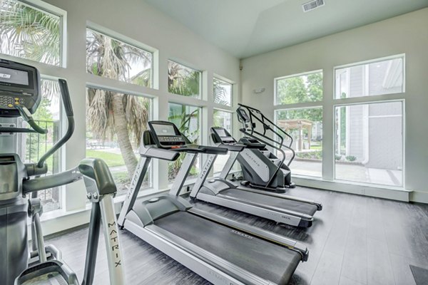 fitness center at Blu on the Boulevard Apartments