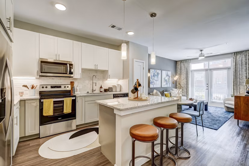 kitchen at Encore Rise Apartments