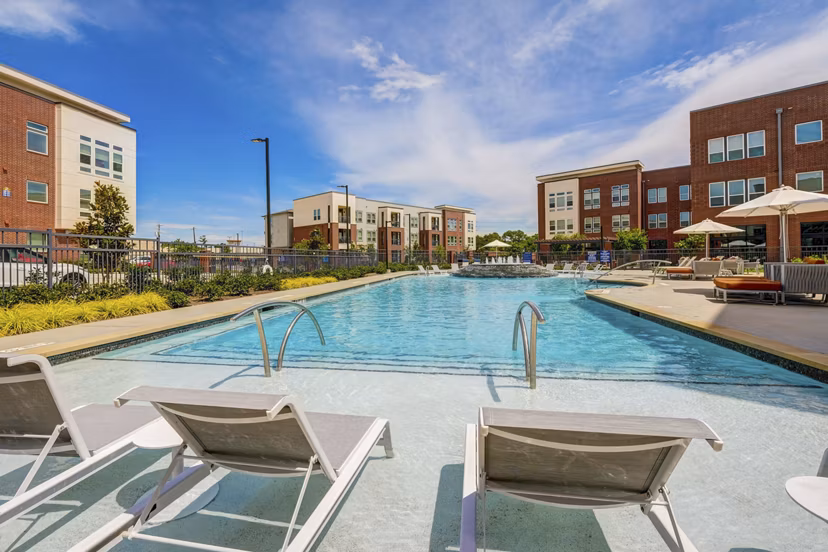 pool at Encore Rise Apartments