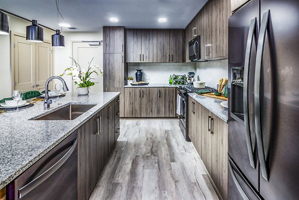 kitchen at Ascent Peachtree Apartments