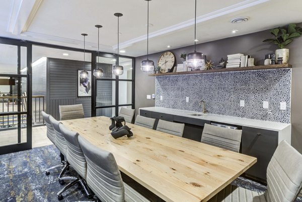Meeting room with modern design and state-of-the-art facilities at The Bower Apartments