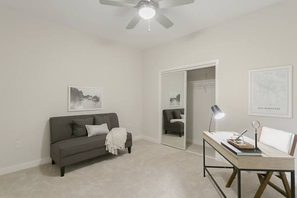 bedroom at River's Edge Apartments