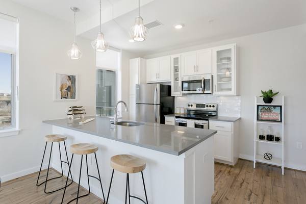 kitchen at River's Edge Apartments