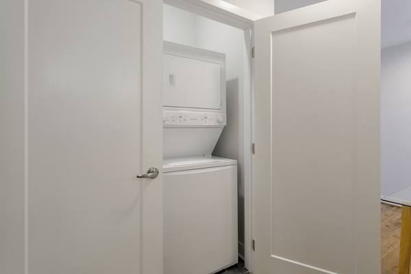 laundry room at River's Edge Apartments