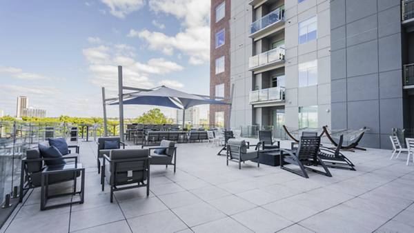 patio at River's Edge Apartments