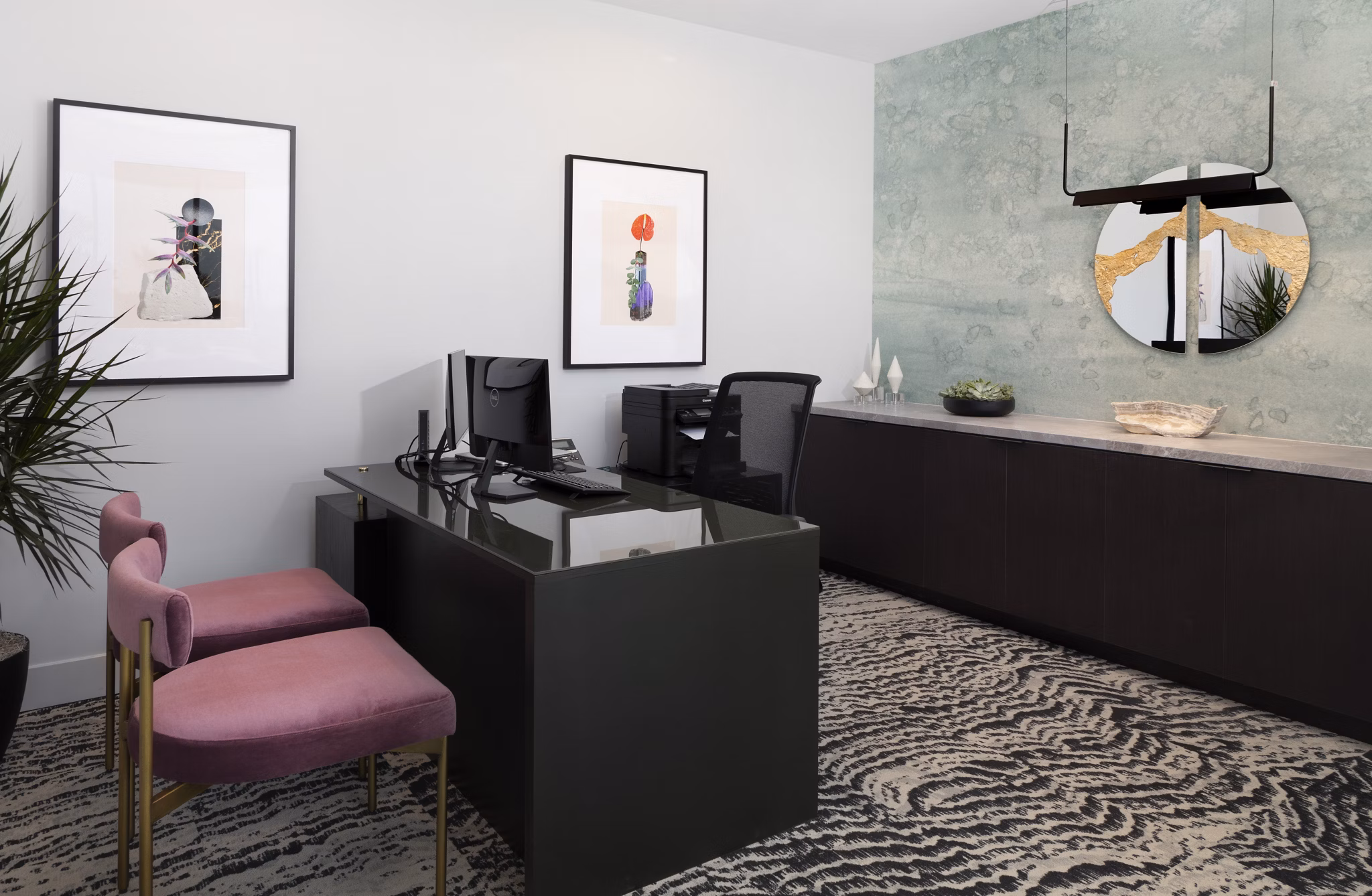 clubhouse at Alexan Gallerie Apartments